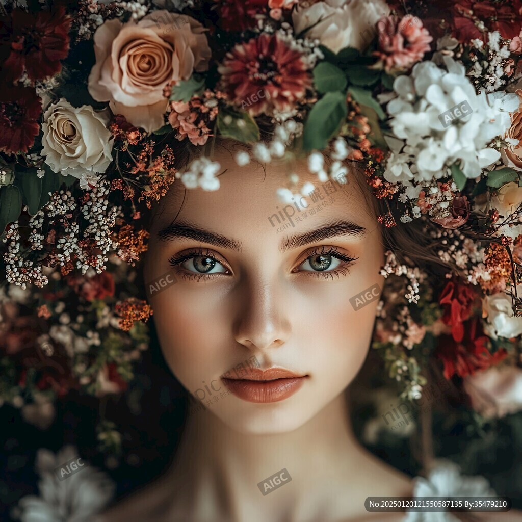 唯美花間美人