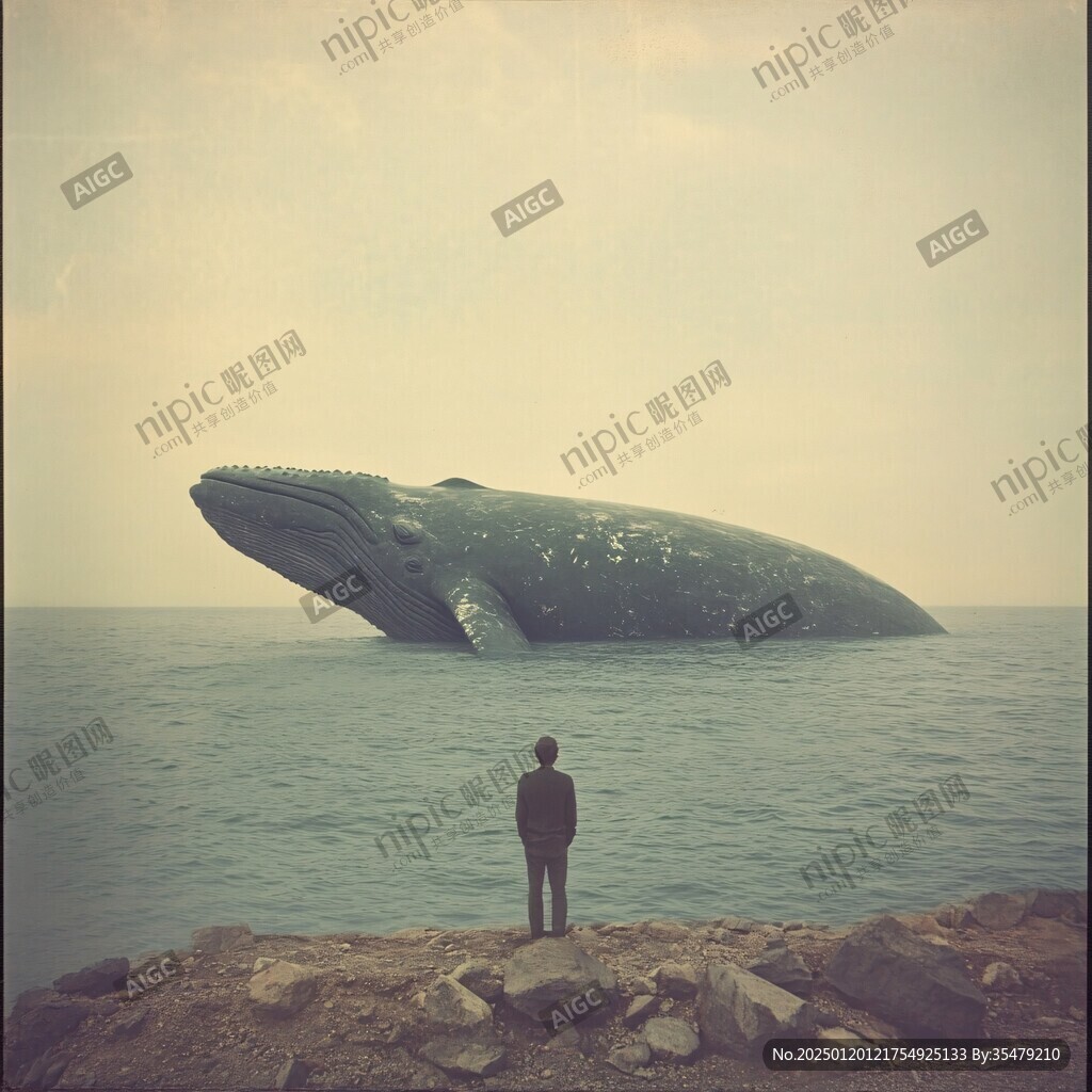 化身孤島的鯨