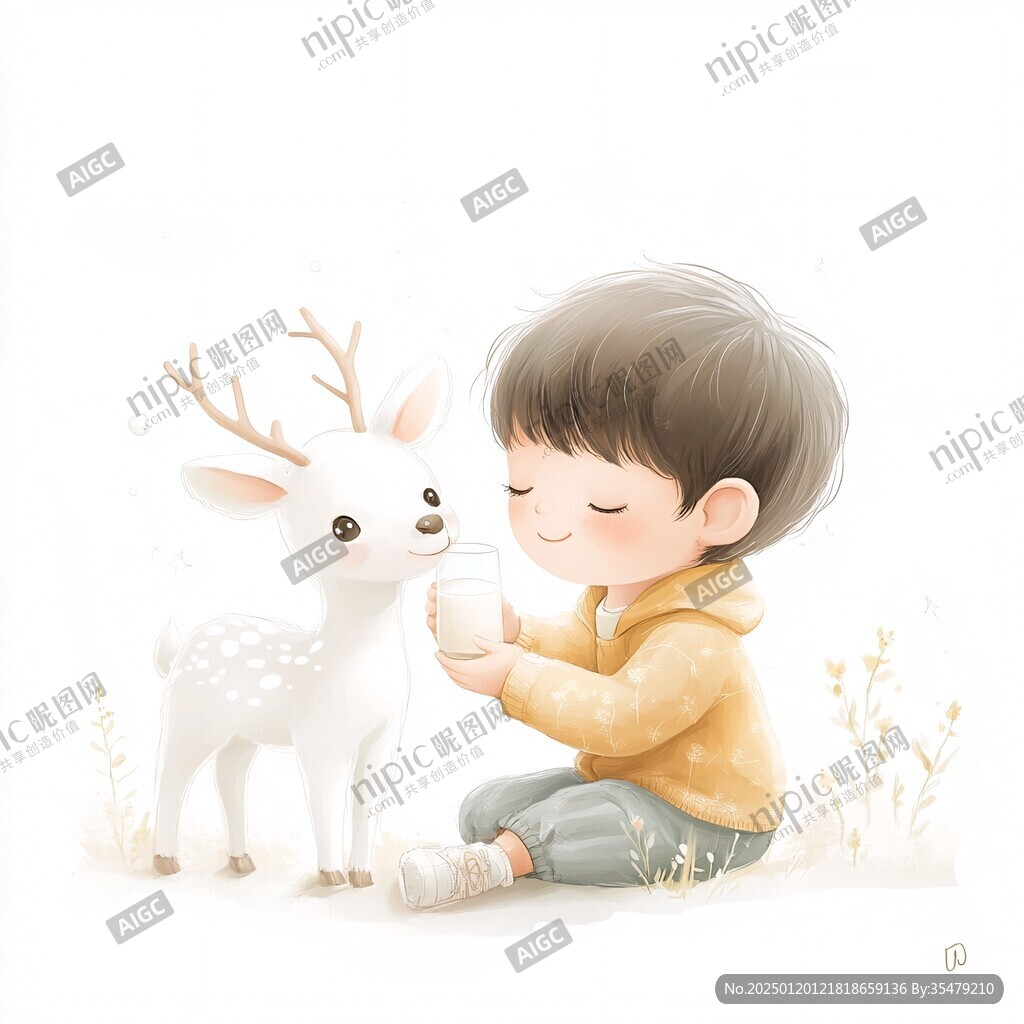 治愈系兒童插畫
