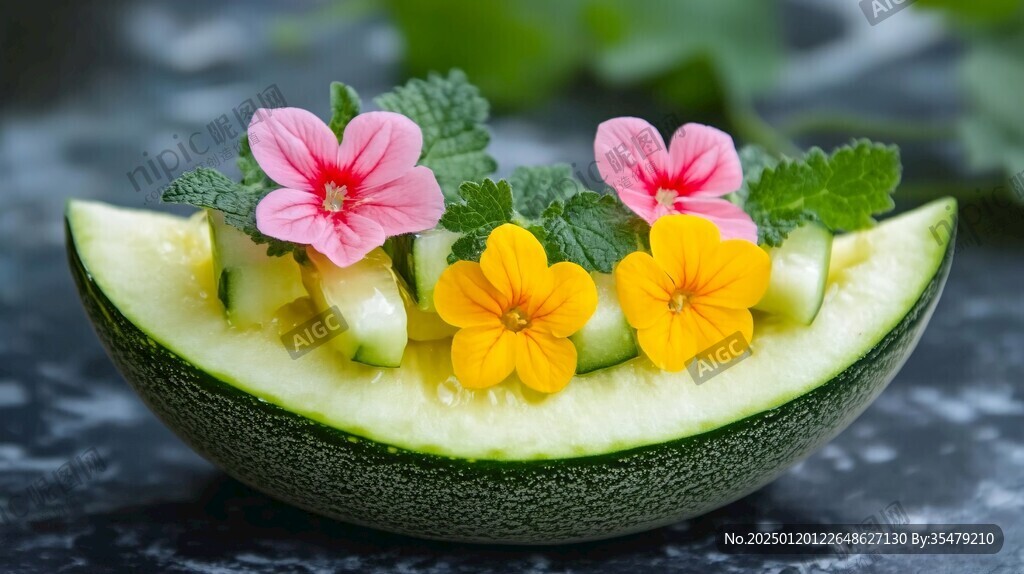 帶花的冬瓜