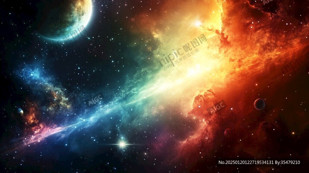 唯美宇宙背景