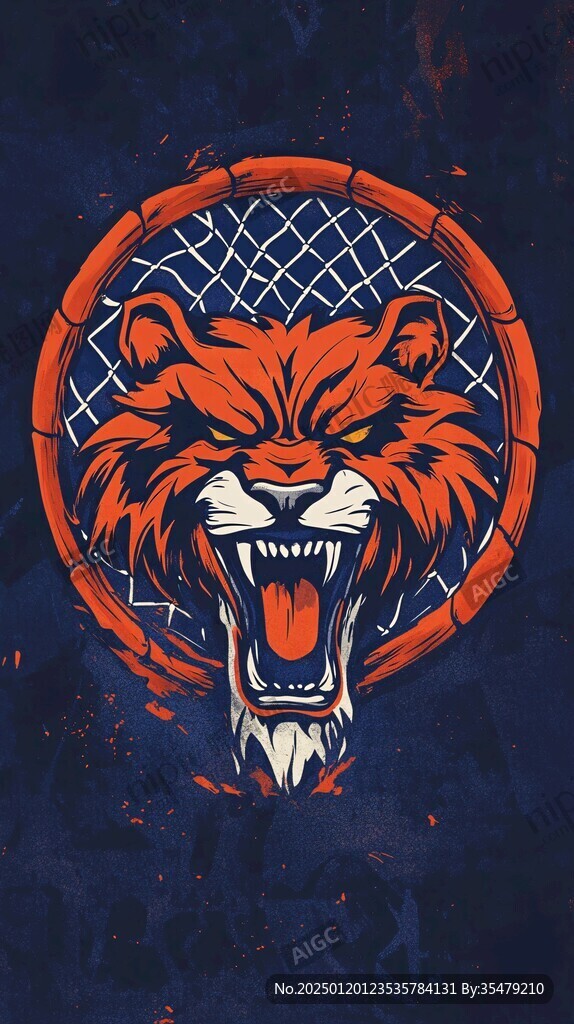 獅頭插畫