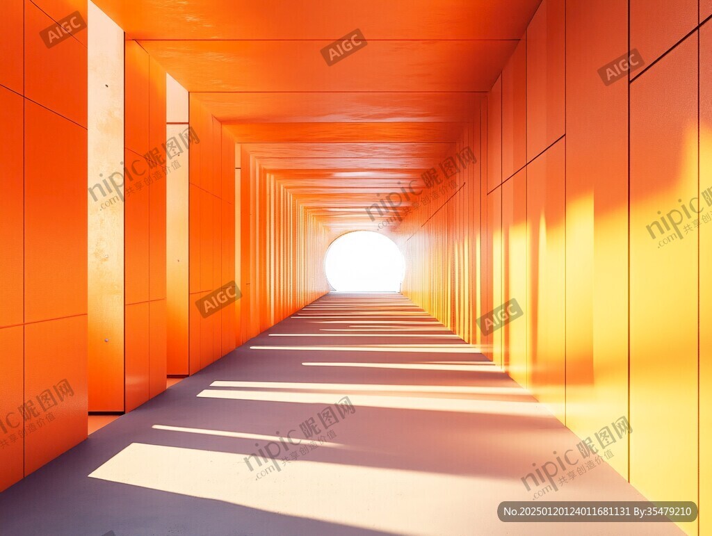 橙色隧道
