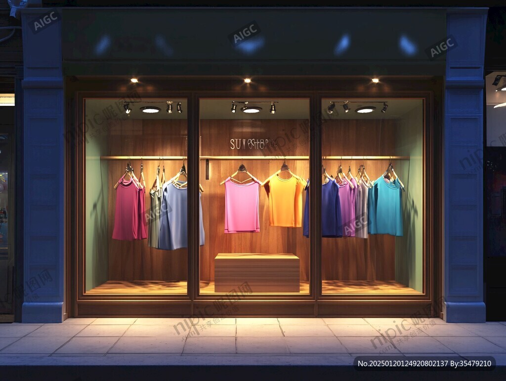 專賣店櫥窗服飾專賣店