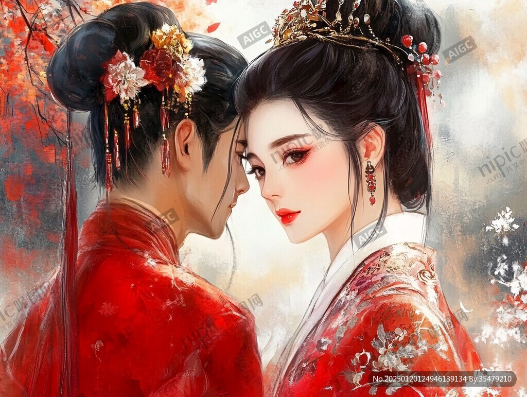 古風(fēng)新郎新娘