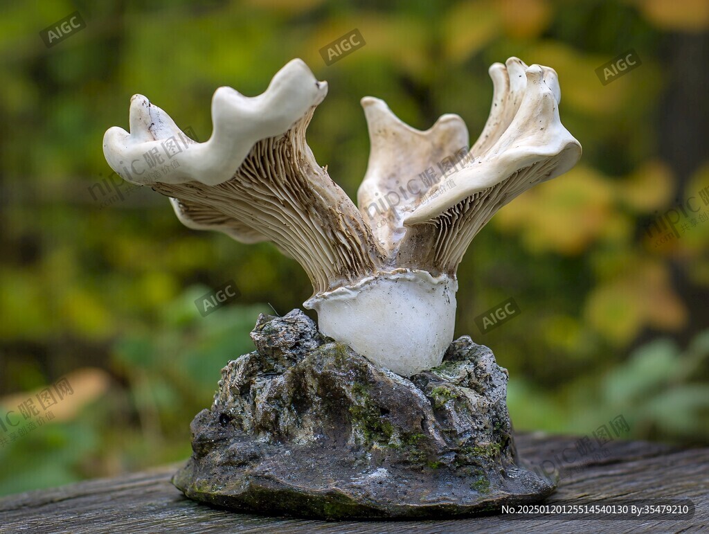 鹿銜靈芝擺件