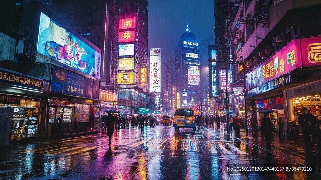 新街口雨夜