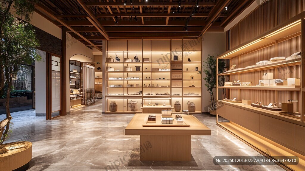 茶具專賣店內景