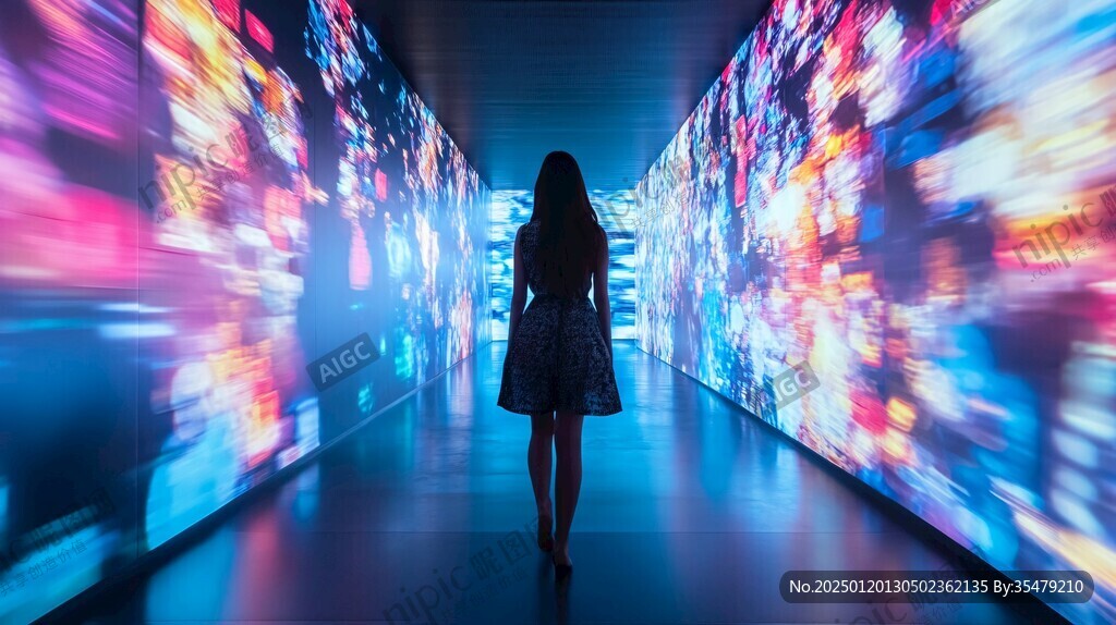 寬幅led屏背影