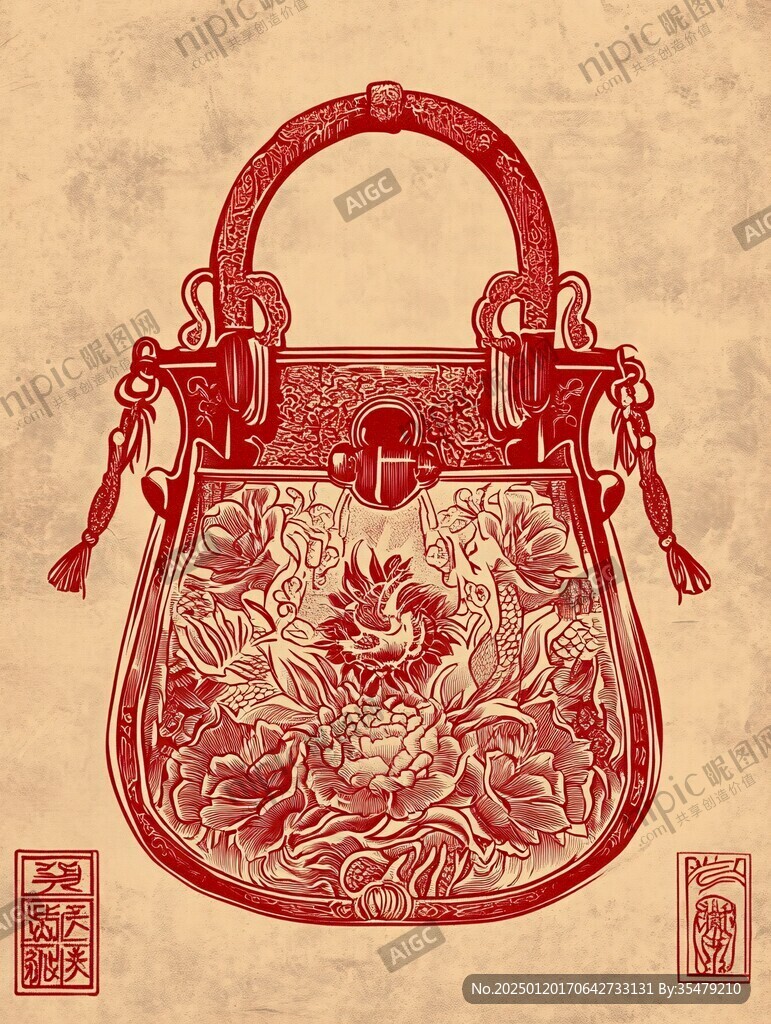 長命鎖插畫