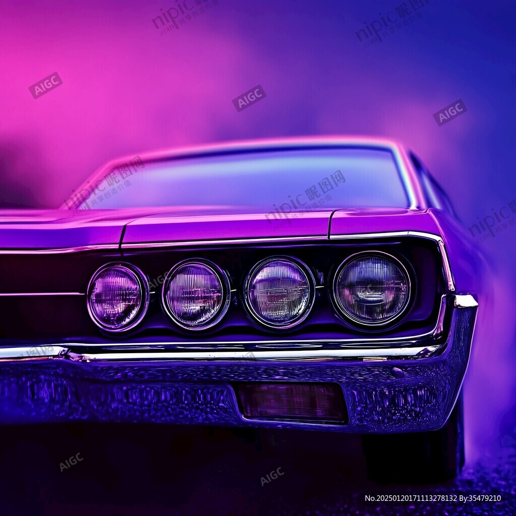發光的車酷炫車
