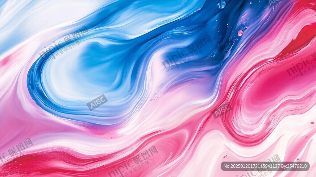 炫麗流體畫