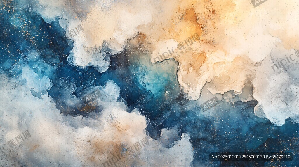 抽象寫意星辰大海