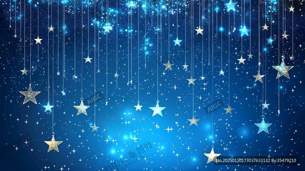 藍(lán)色星光壁紙