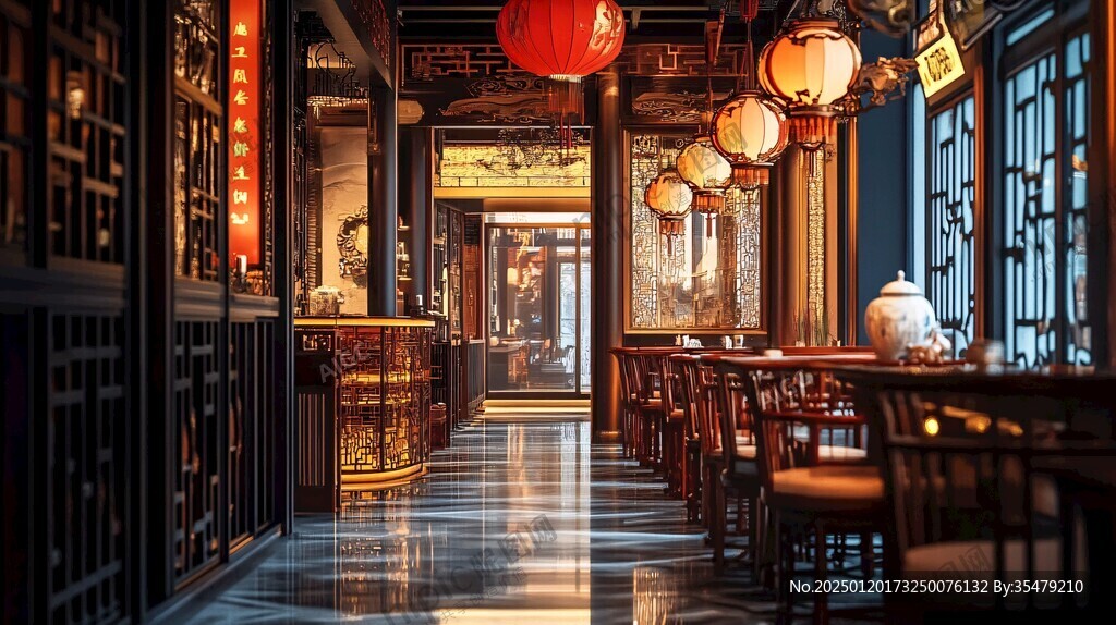 中式餐館場景