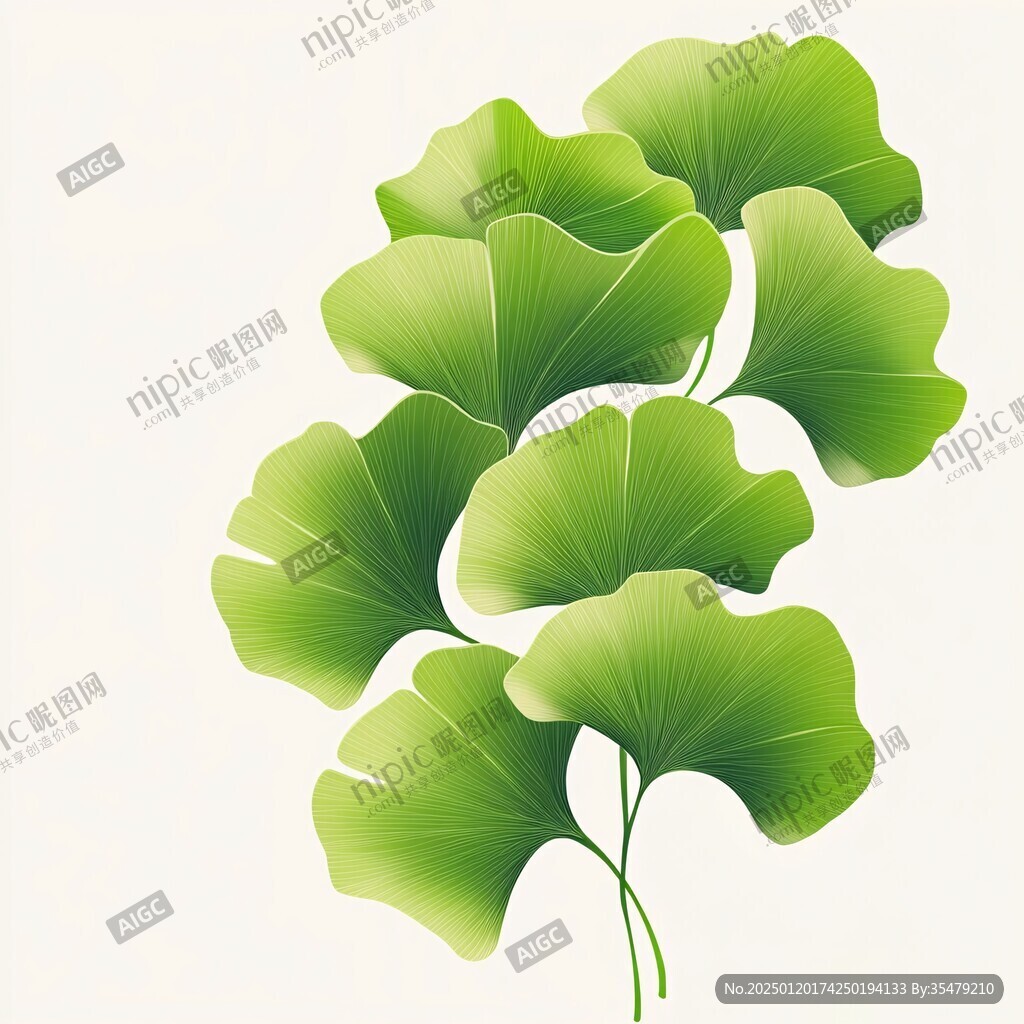 銀杏葉裝飾圖案