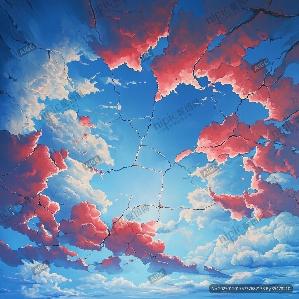 火燒云插畫(huà)