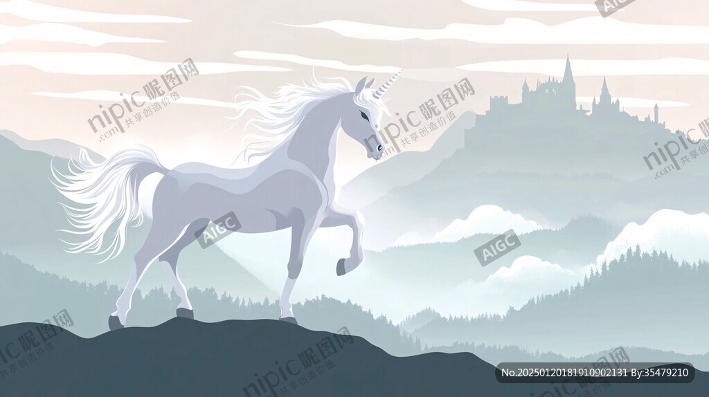 白龍馬插畫