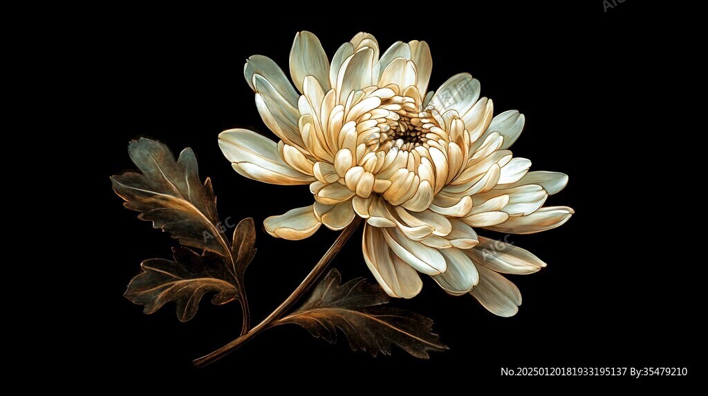 原創(chuàng)鼠繪菊花