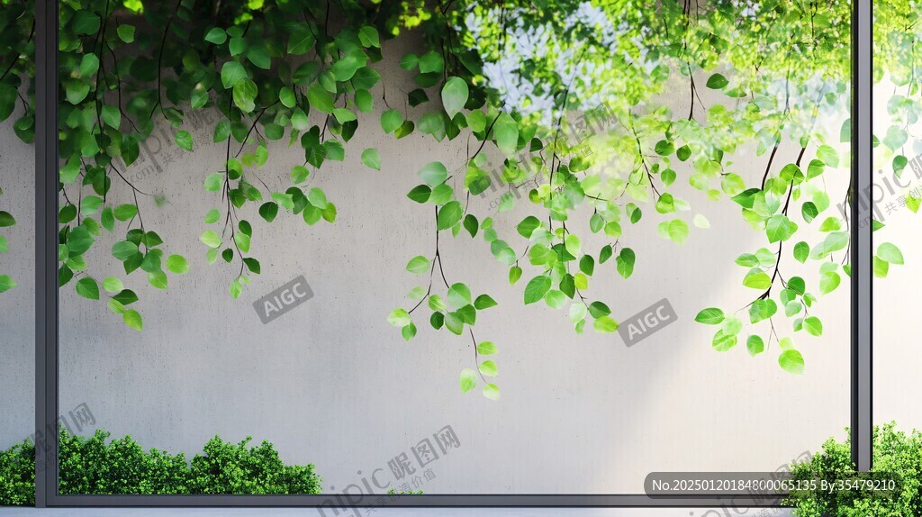 綠植櫥窗
