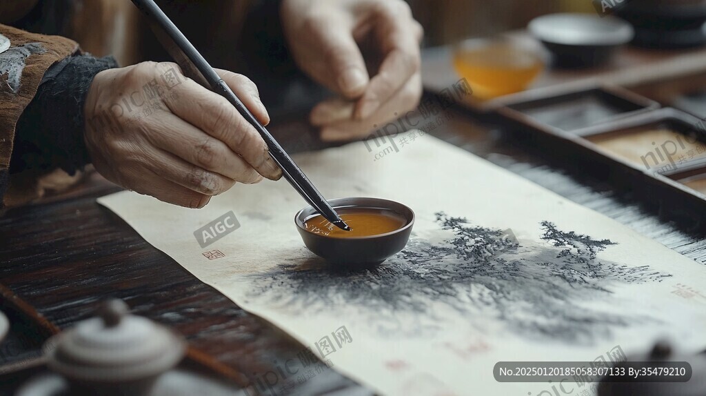 茶湯畫