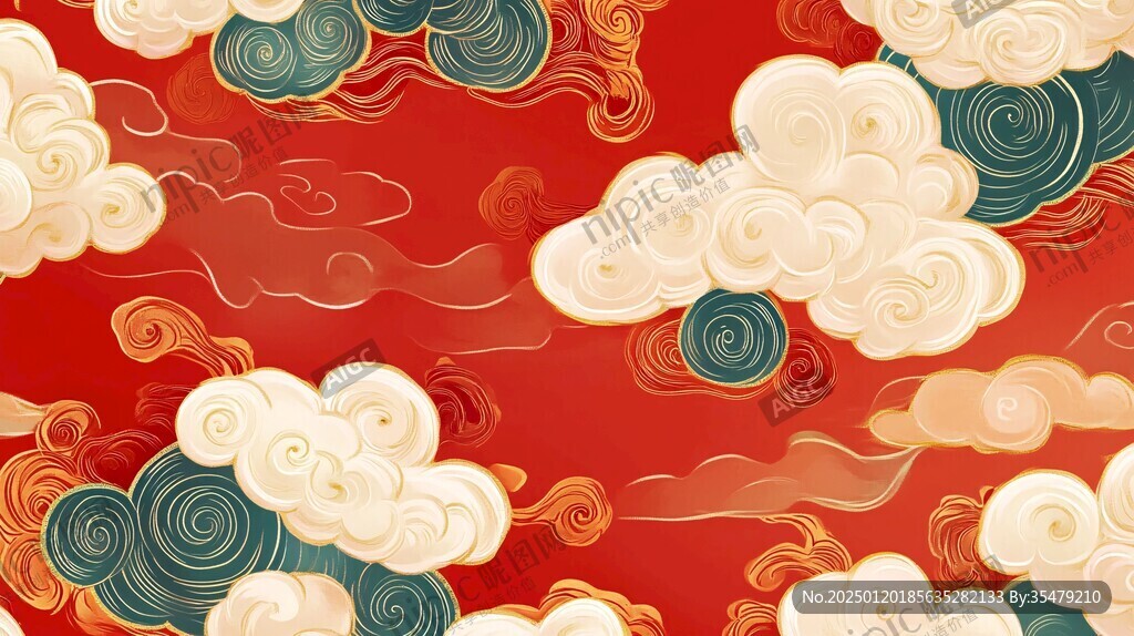 云紋插畫