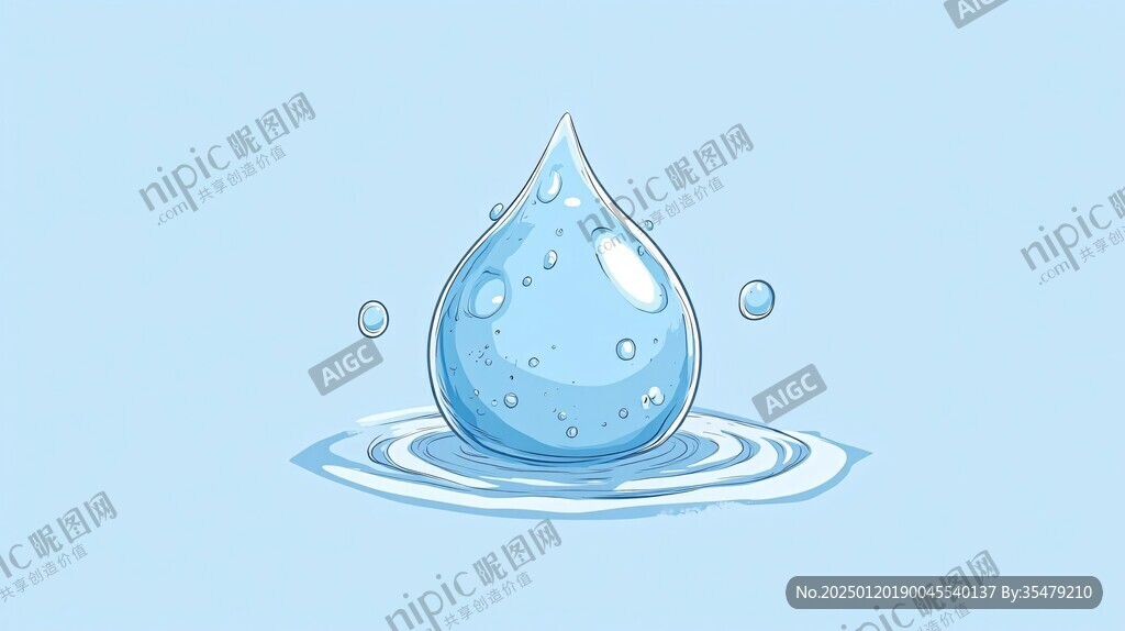 原創(chuàng)卡通小水滴