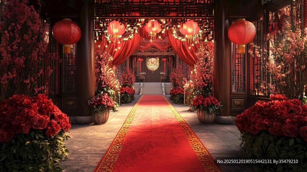喜堂場景