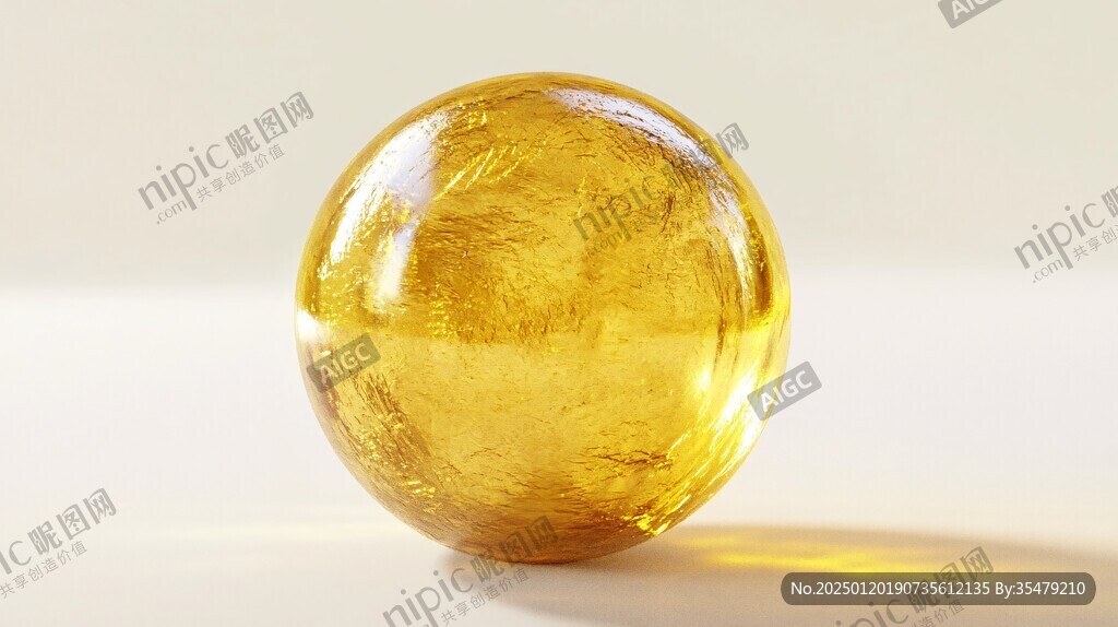 金色水晶球