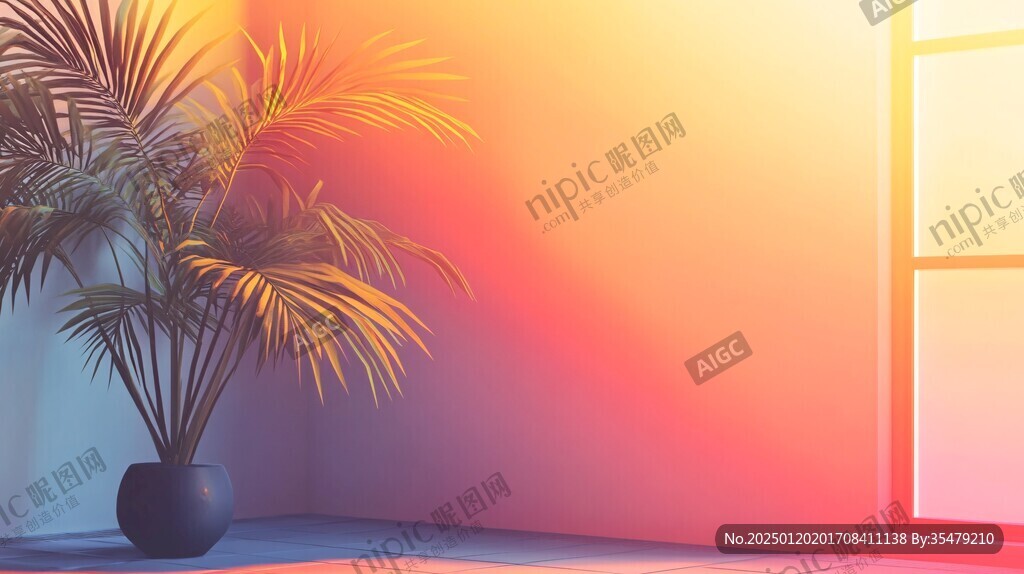 夏天居家場(chǎng)景圖