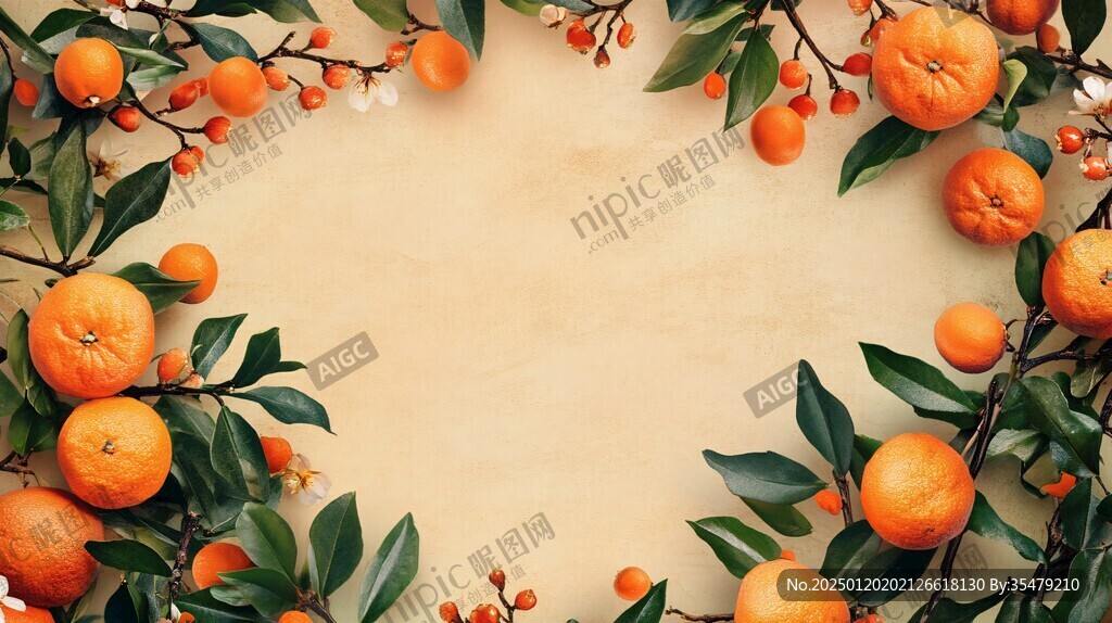 柑橘節合影框