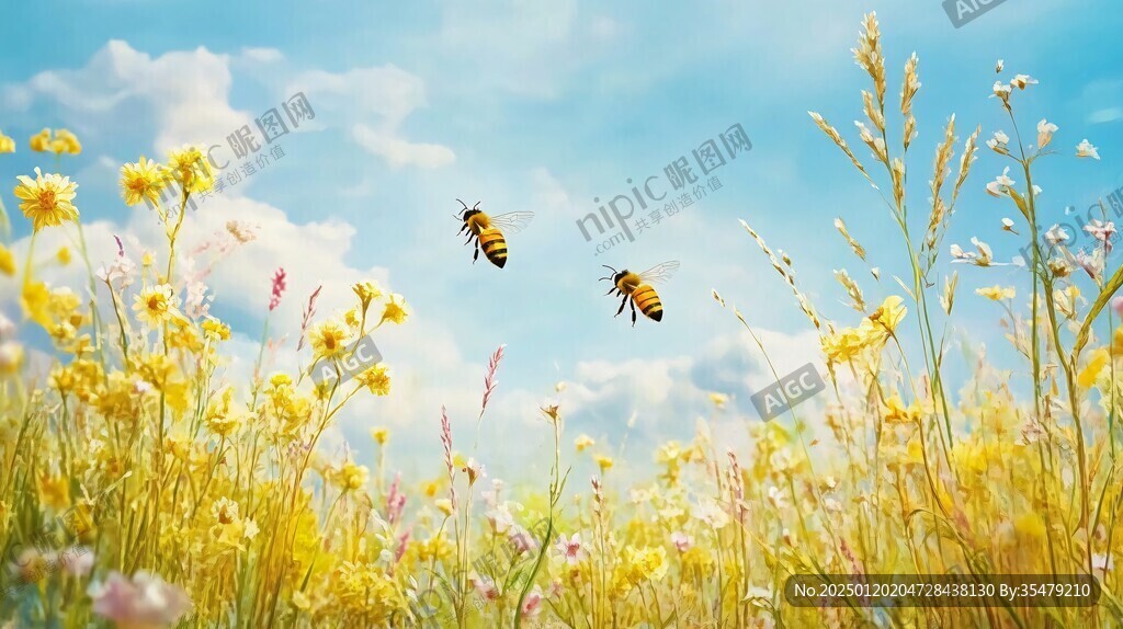 高清養(yǎng)蜂場景