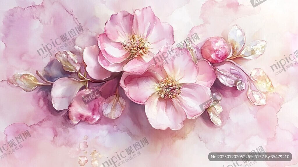 幻彩炫彩花朵
