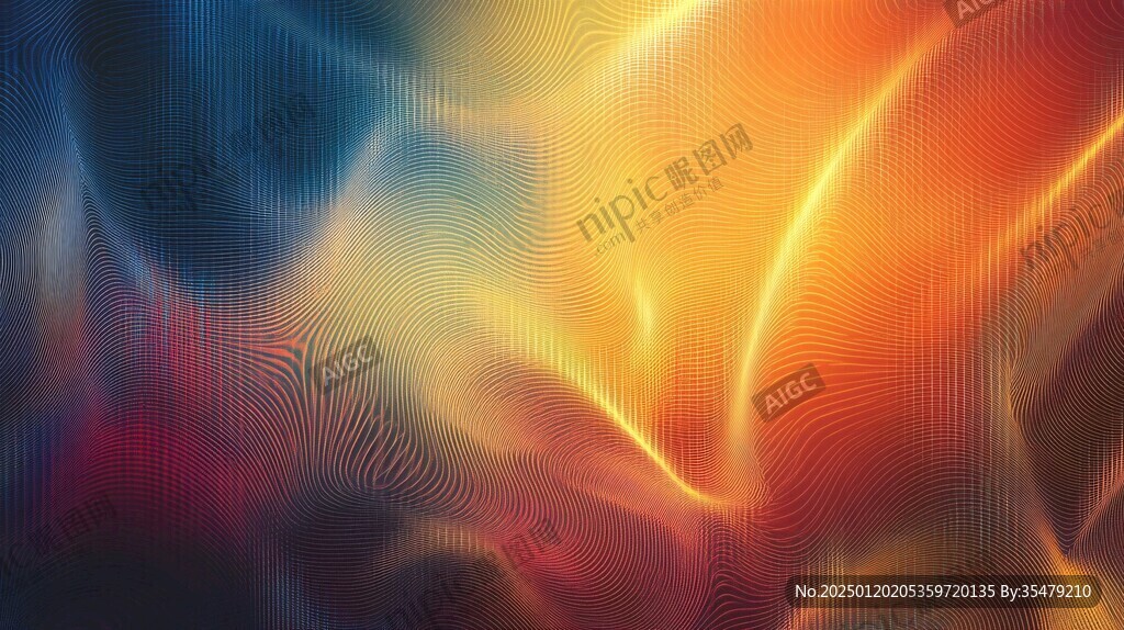 幻彩流體抽象線條背景
