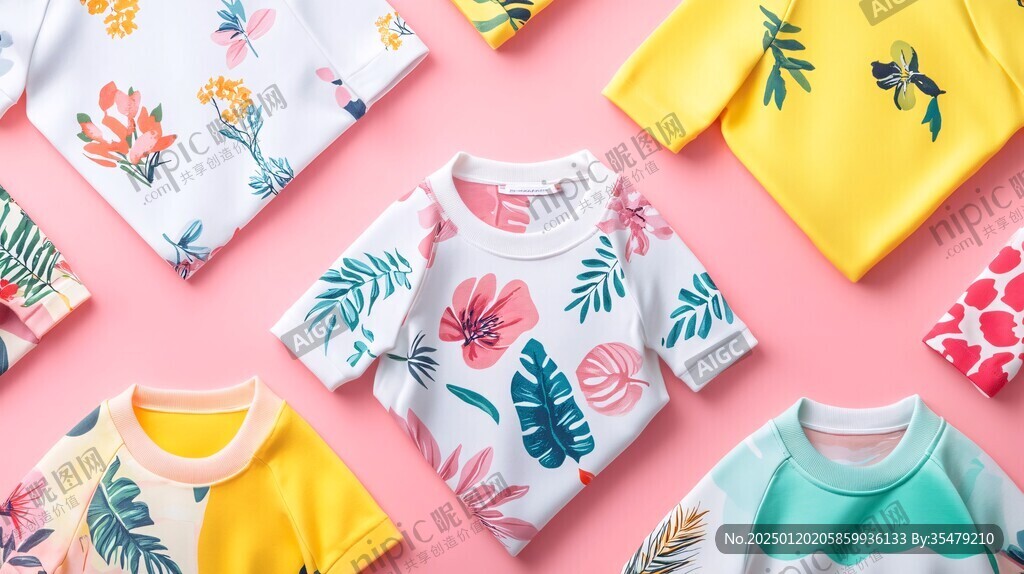 嬰兒服印花圖案