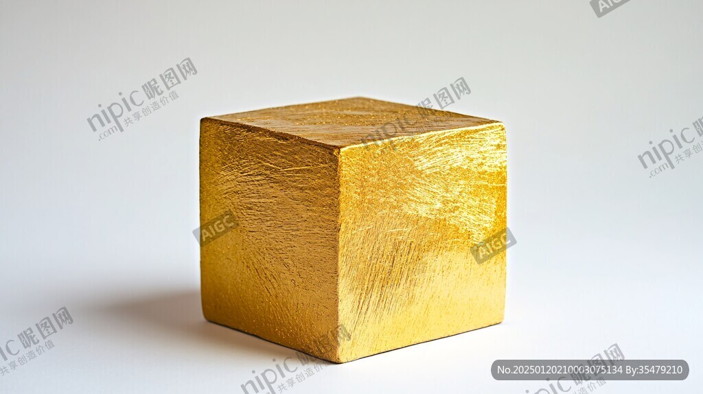 金色立方體box