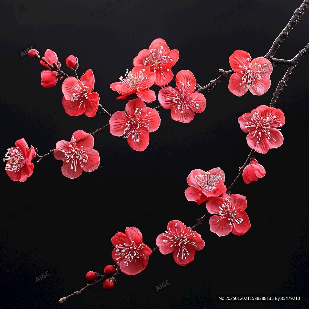 仿真梅花