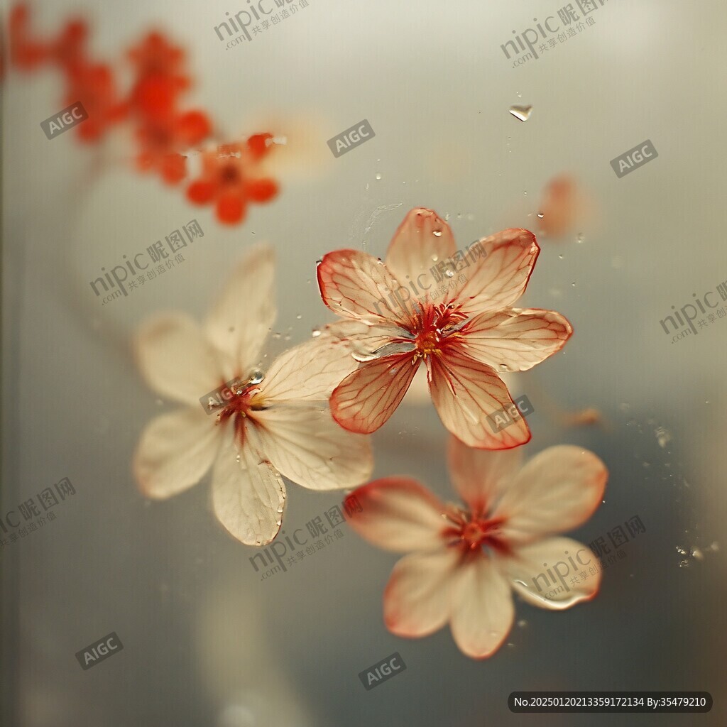 桐花插畫