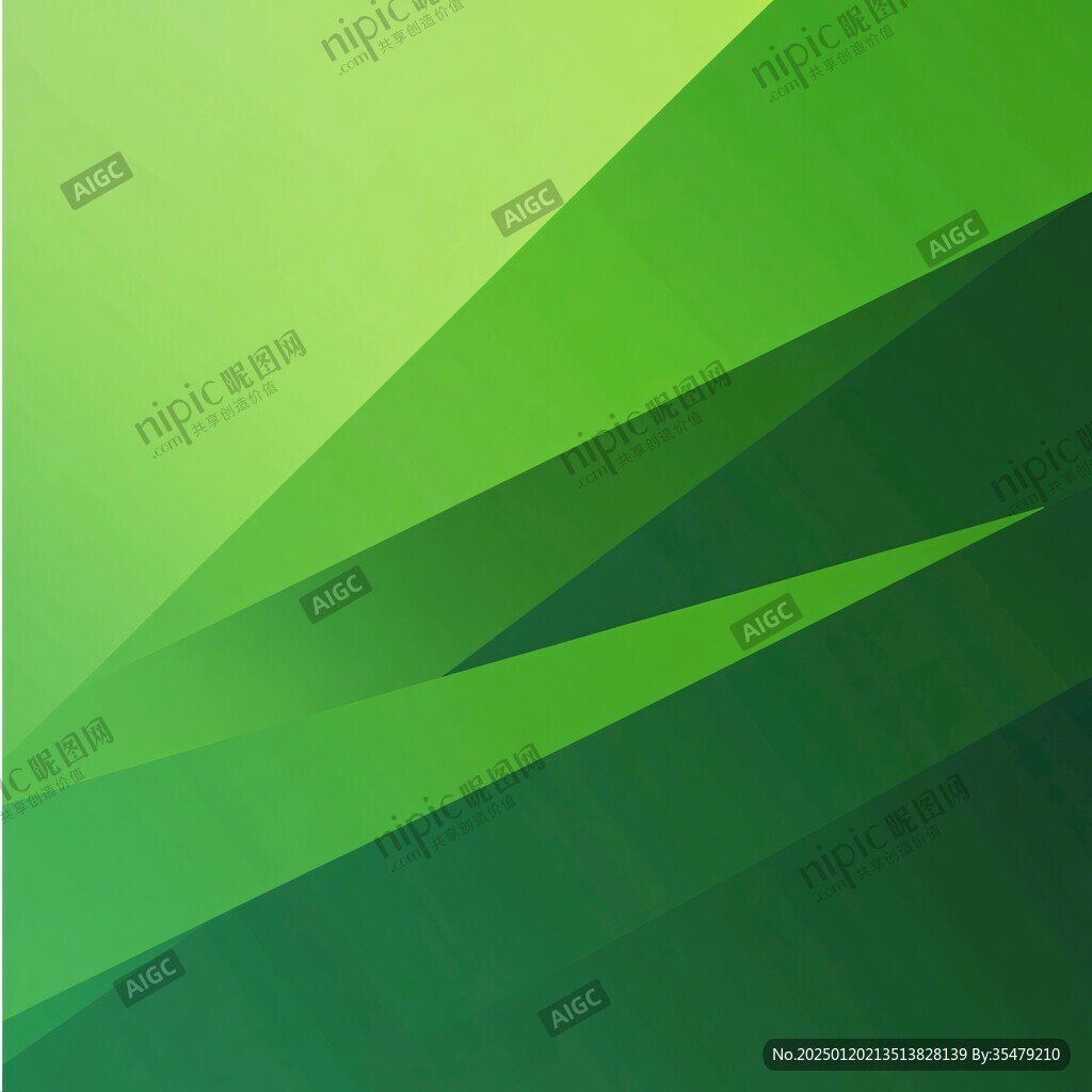 幾何綠色漸變背景