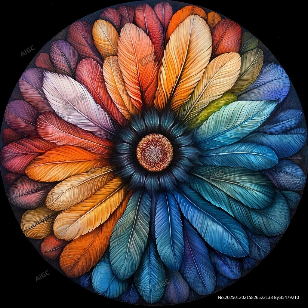 創意幻彩花