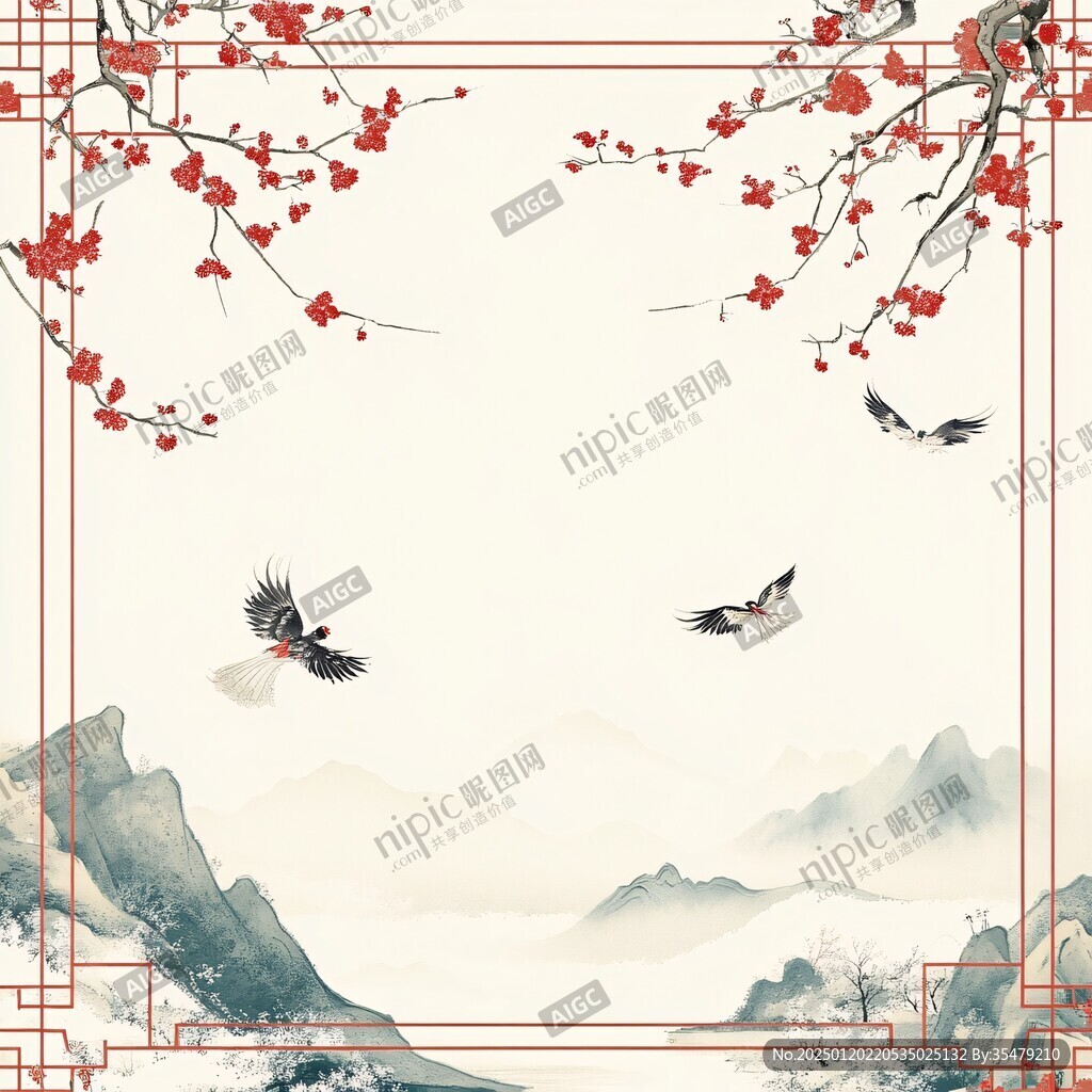 喜上眉梢背景
