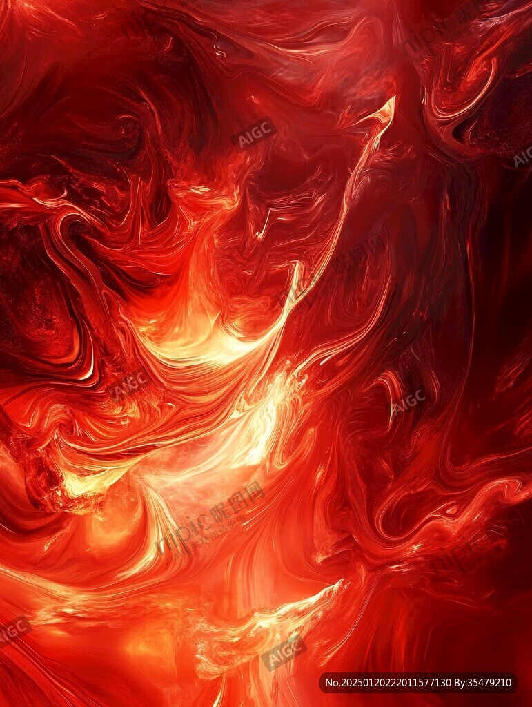 火紅色壁紙