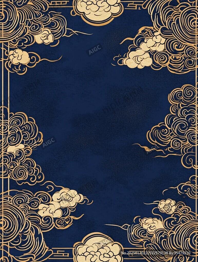 暗紋云團(tuán)貴氣云紋圖案