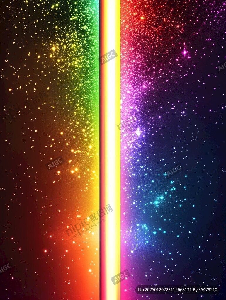 多彩絢麗星光