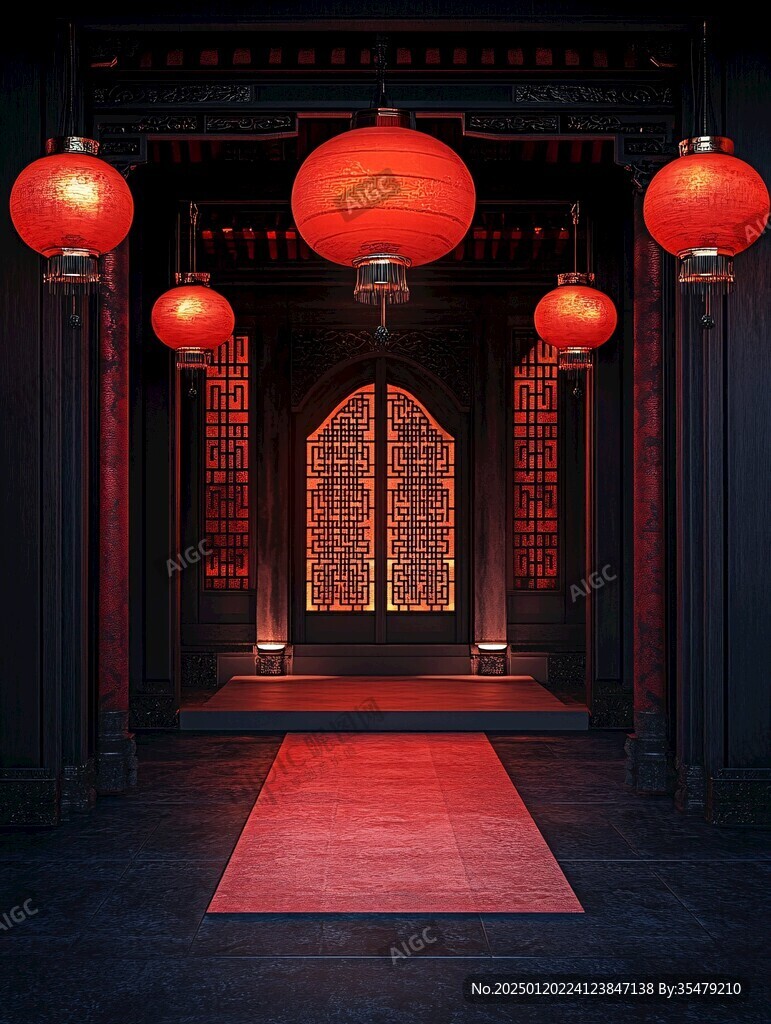 紅燈籠拜堂儀式背景