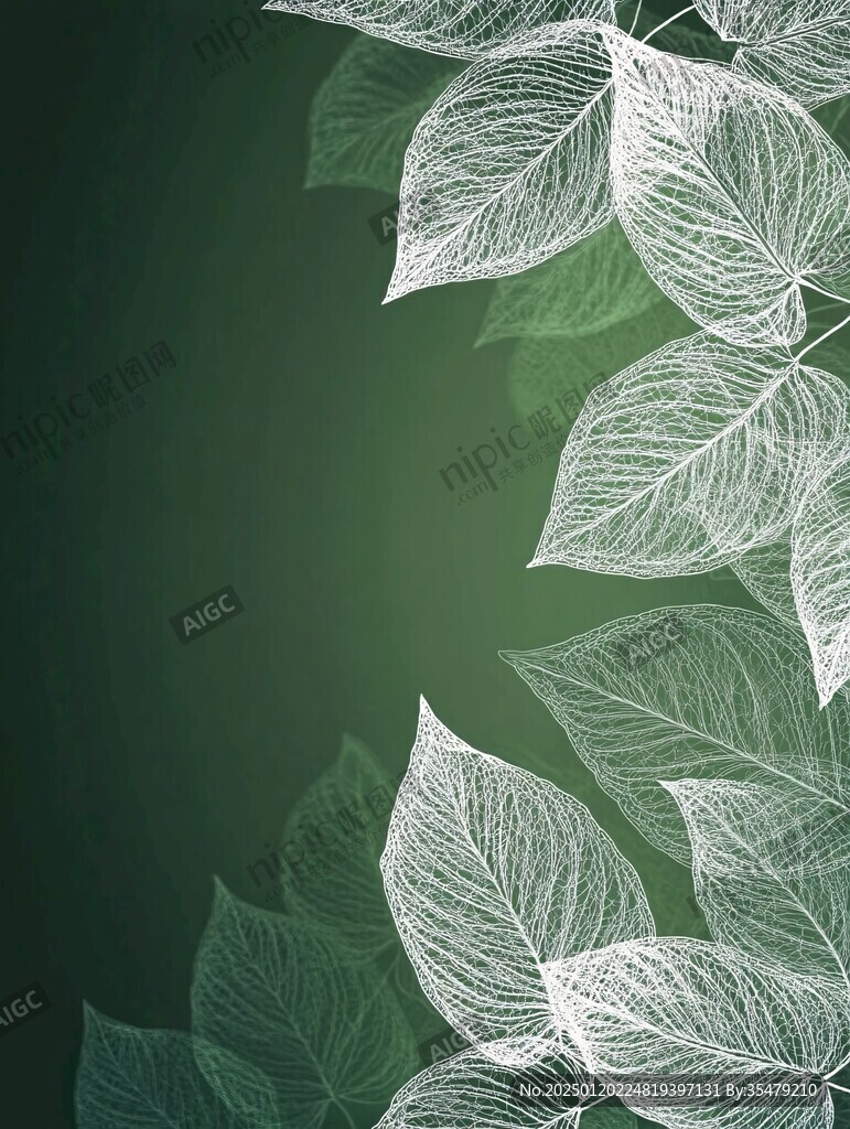葉片葉脈樹葉背景