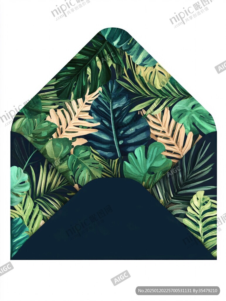 扁平叢林插畫