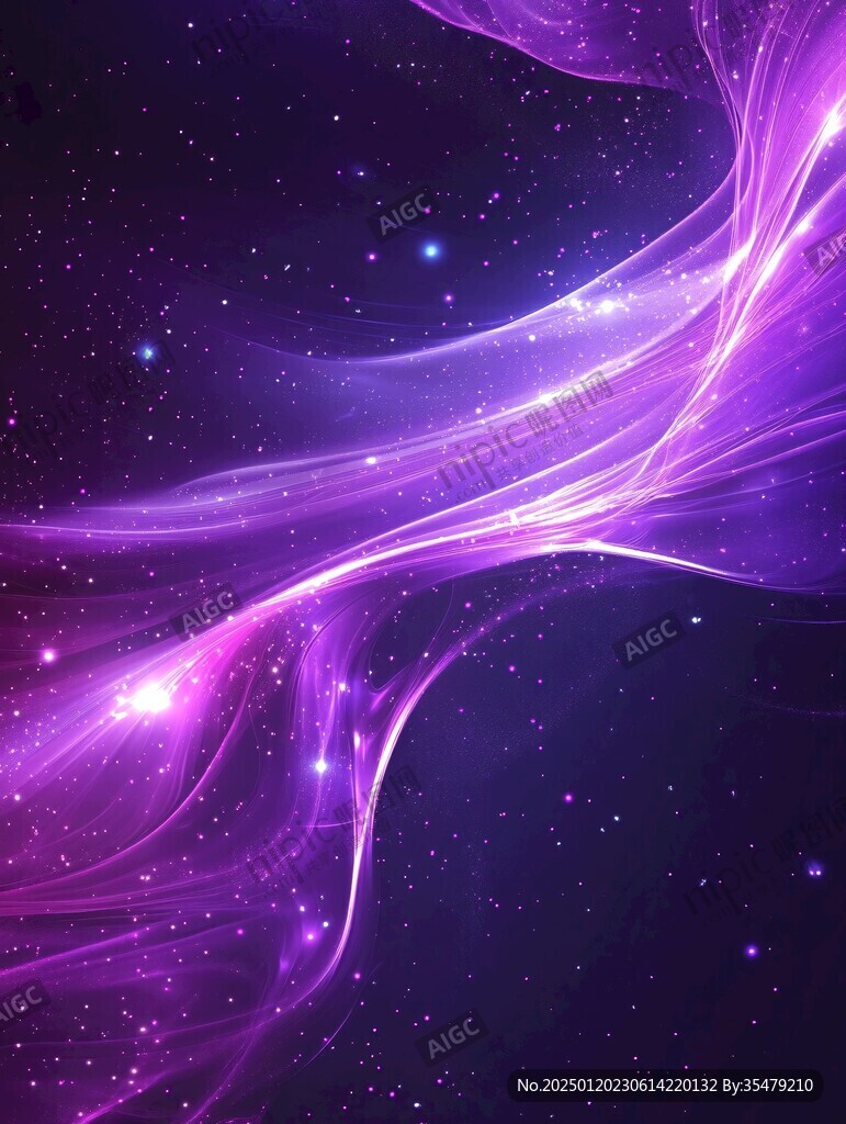 飄逸活力紫色夢(mèng)幻