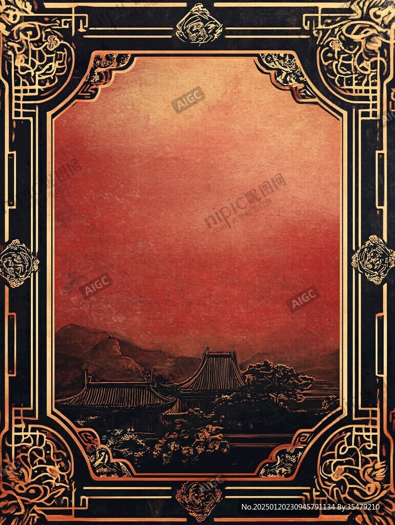 古典海報背景