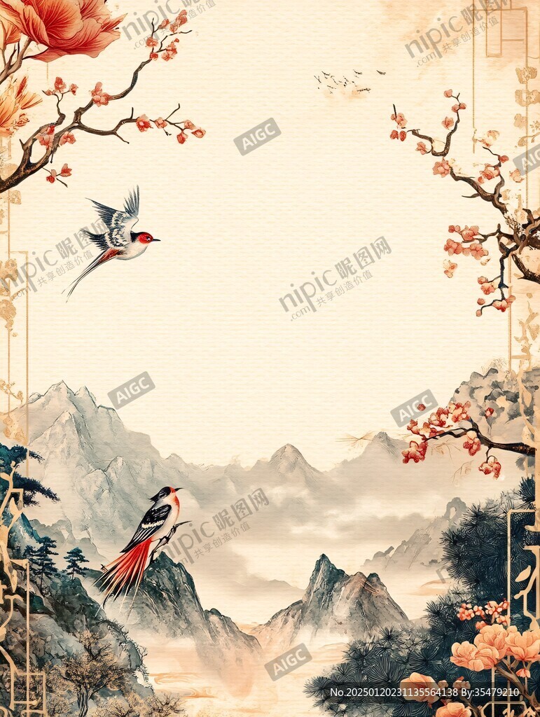 喜上眉梢背景